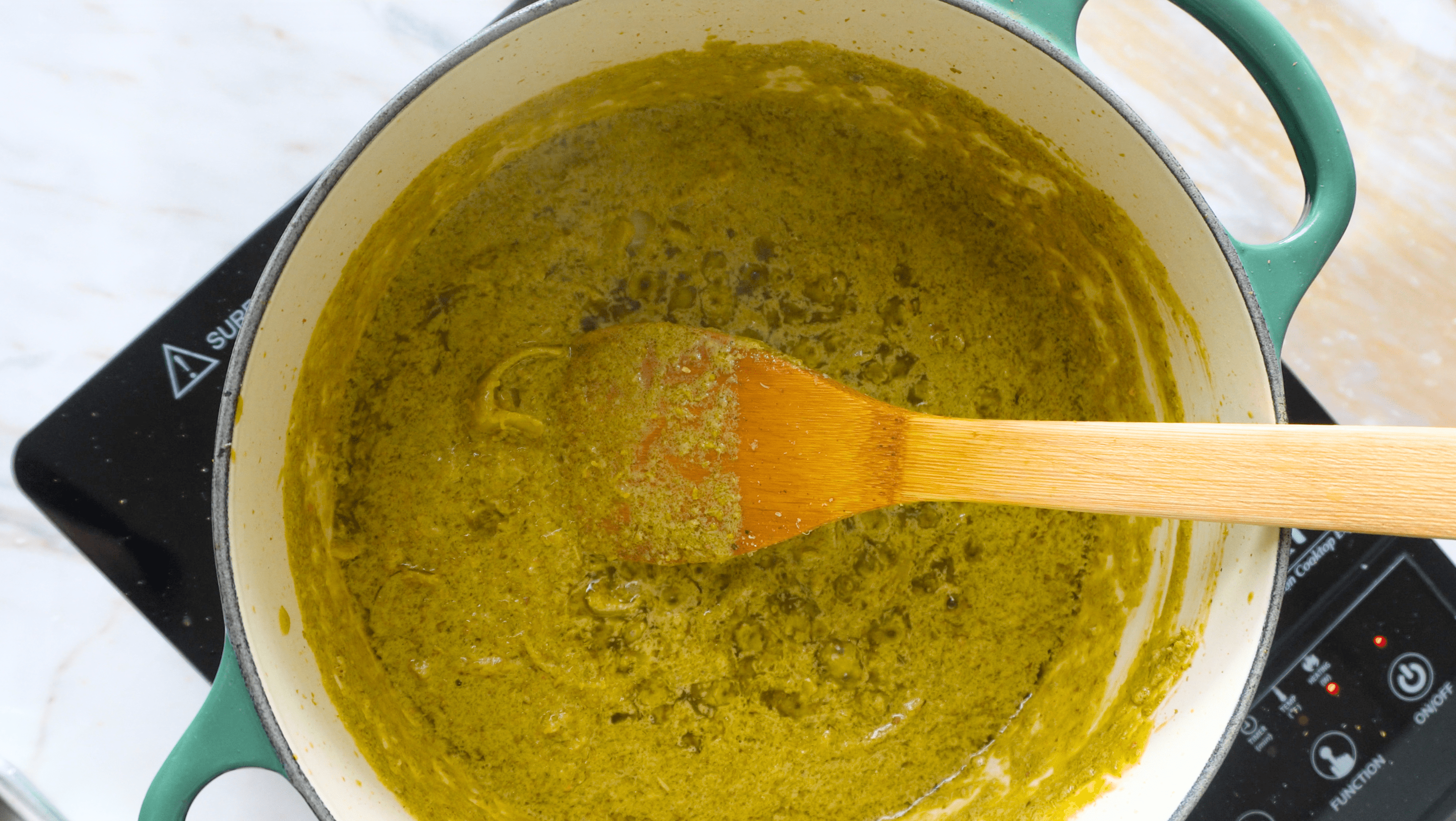 Sauce in pot