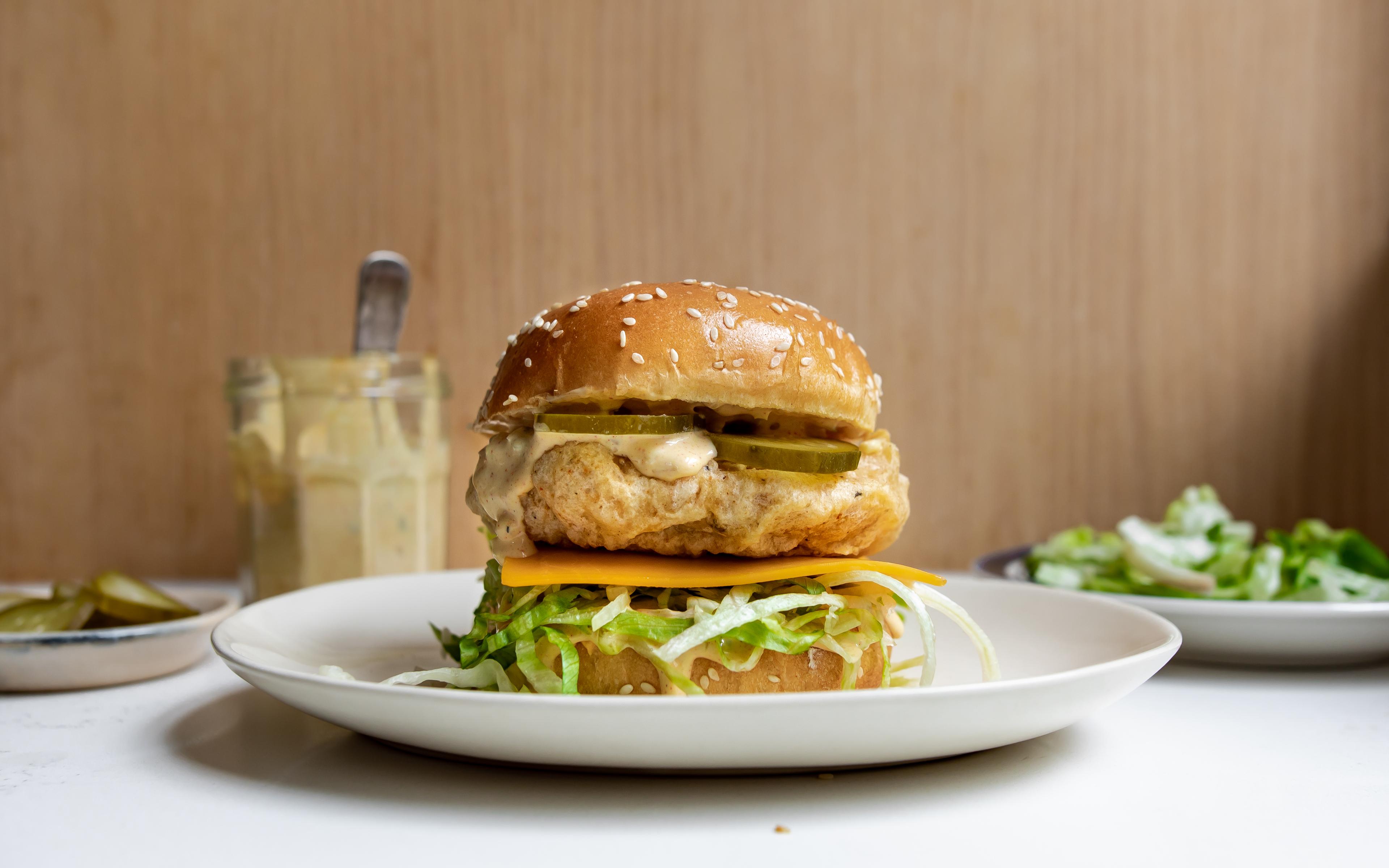 Fried chicken sandwich